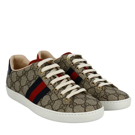 gucci sneakers damen sale|gucci tan sneakers.